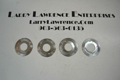 1947-51 cadillac and others: sombrero medallion hubcap trim set