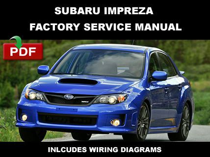 Subaru 2014 impreza wrx sti ultimate oem factory service repair fsm manual