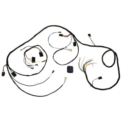 Amp mustang headlight wiring harness w/ tach from firewall 69