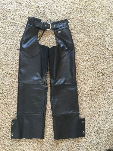 Harley davidson women&#039;s leather chaps - size small
