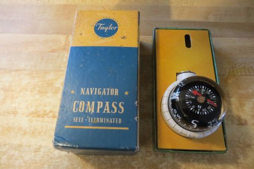 Taylor instrument co.navigator compass for highway or waterway #2957 in box