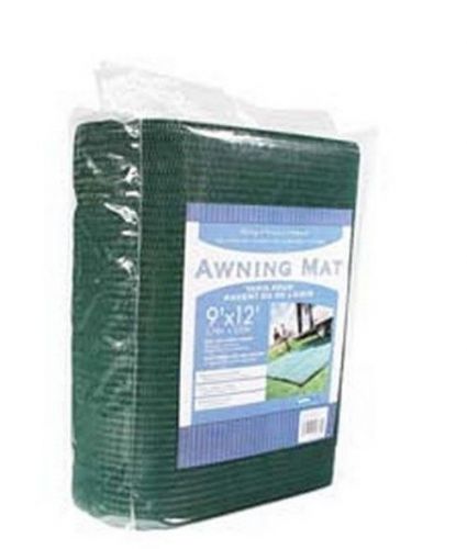 Rv trailer camper outdoor living reversible awning mat 9x12 green camco 42820