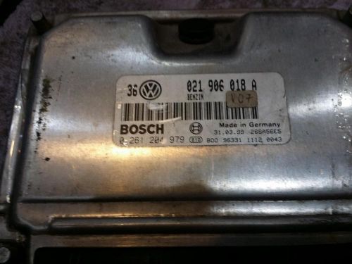 Volkswagen jetta engine brain box electronic control module; vin m (8th digit)