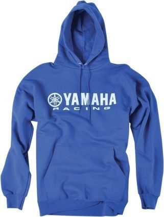Factory effex yamaha mens pullover hoodie blue/white