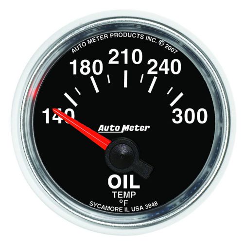 Auto meter 3848 gs; electric oil temperature gauge