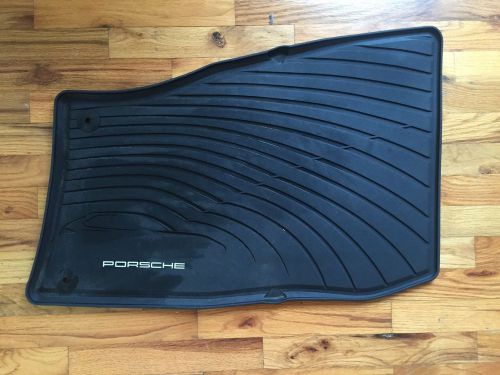 Porsche rubber floor mats cayenne black 2011+ 958 waterproof set of 4 oem