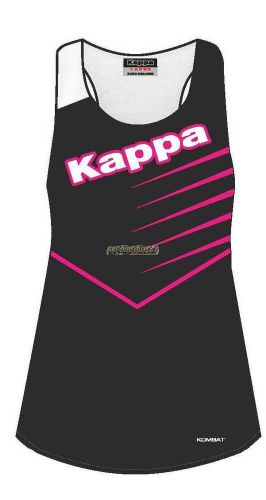 Can-am kappa -ladies kombat technical sleeveless jersey - pink/black/white