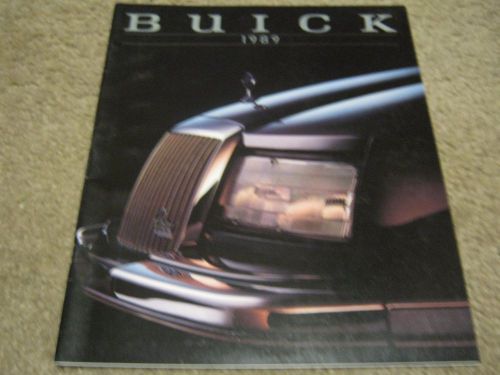 1989 buick dealer sales-showroom brochure reatta, riviera, skylark, regal