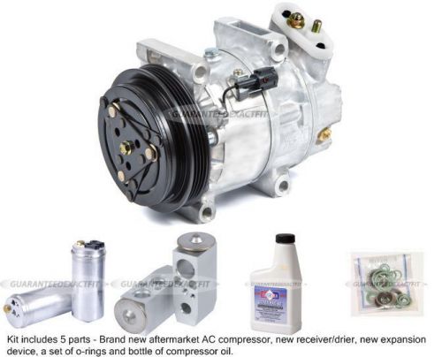 Ac compressor kit + drier, expansion device, oil &amp; more for nissan pathfinder