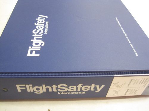 Citation ii original flightsafety pilot training manual 2 volumes-1 binder