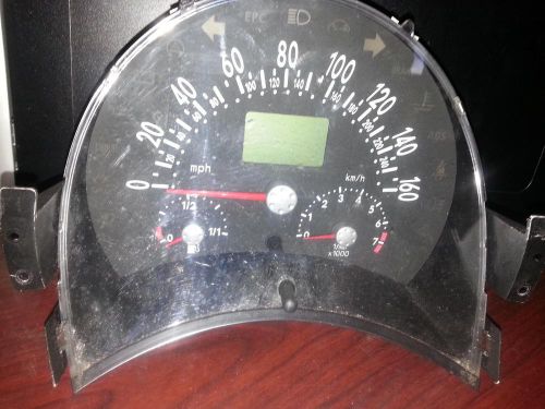 Volkswagen beetle speedometer (cluster), from vin 430001, mph, 1.8l (turbo), a