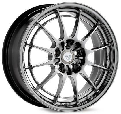 Enkei nt03+m 17x9.5 5x114.3 44mm offset 72.6mm bore silver wheel