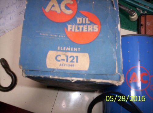 Vintage genuine a.c. oil filter c-121