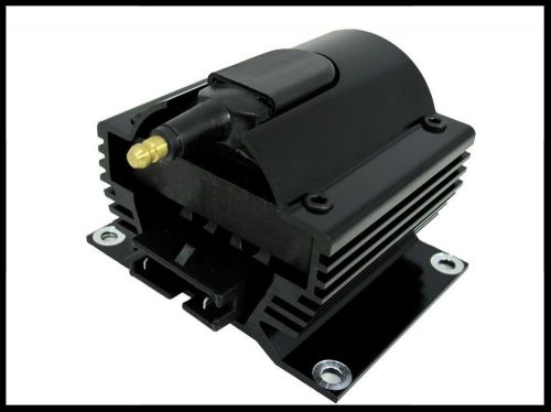 12 volt external ignition coil e-core super series black # 6930-bk-coil