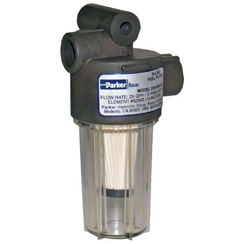 Racor/parker 025-rac-02 in-line gasoline fuel filter