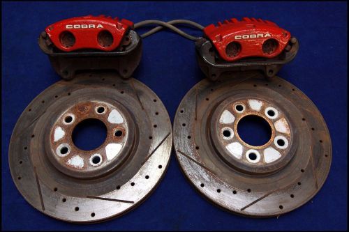 03 04 ford mustang svt cobra 13&#034; pbr front brake kit brakes 2003 2004 13 99 01