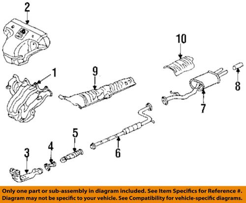 Honda oem exhaust system-center pipe 18201sv4a71