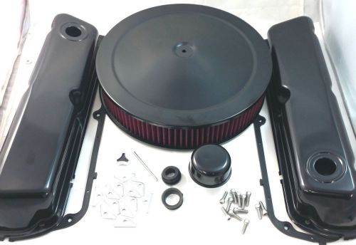 Sb ford sbf black engine dress up kit  w/ washable element  260 289 302 351w