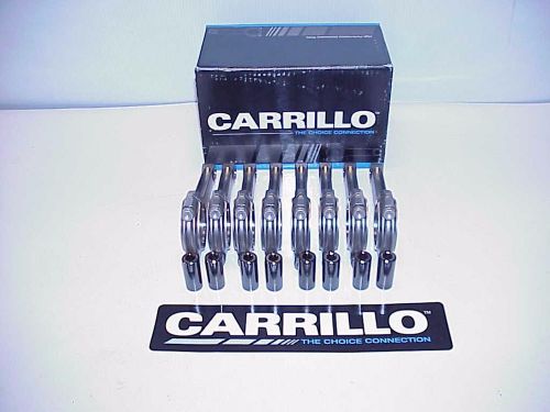 8 carrillo 6.00&#034; h-beam rods 1.850 journal with casidiam coated 787&#034; wrist pins