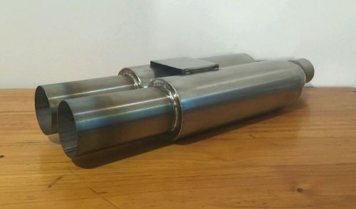 Brox twin muffler custom blast pipes
