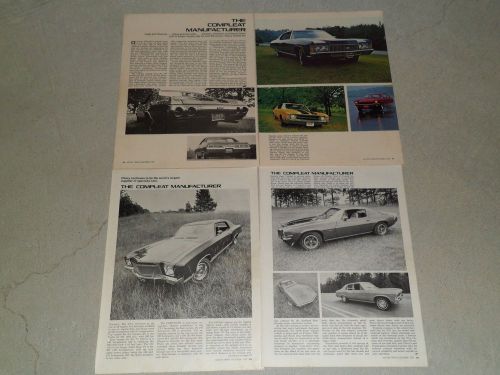 1971 chevrolet vega, caprice, nova, corvette, camaro, chevelle, article / ad