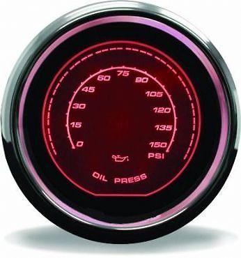 Red display drift iridium oil pressure gauge 52mm digital gauge