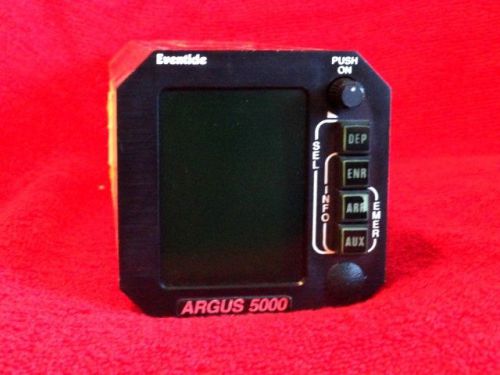 Eventide argus 5000 moving map display with tray and connector p/n 5000-10-15