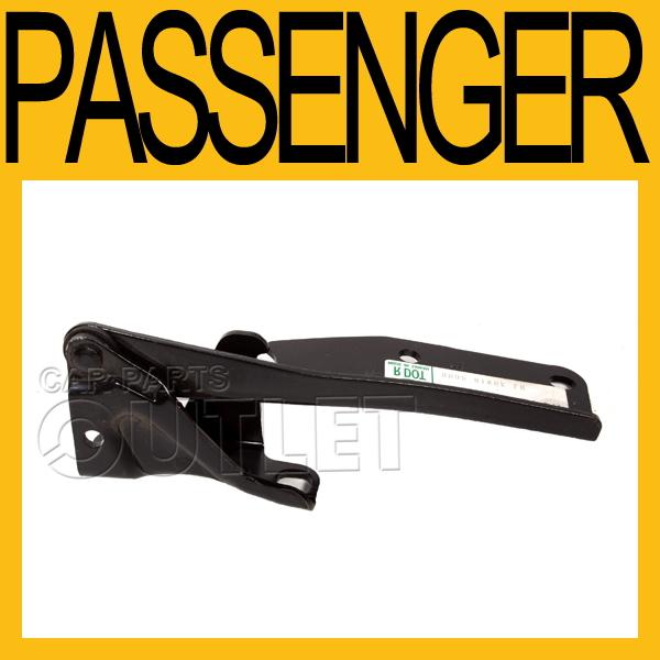 93-97 nissan altima passenger right hand side hood hinge primed black steel new