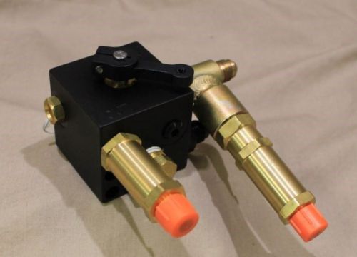 Enderle square black barrel valve &#034;new&#034; blown gas or e-85  with check valves