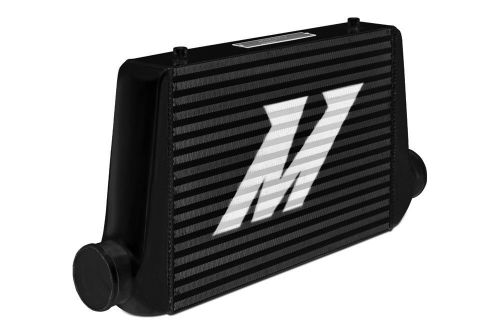 Mishimoto universal black g line bar &amp; plate intercooler- size: 24.5 x 11.75 x3