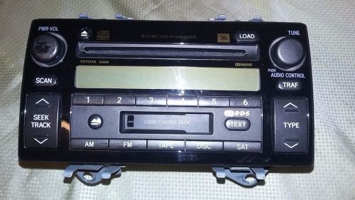 Jbl 05 06 camry 6 disc cd cassette player radio a56840 oem