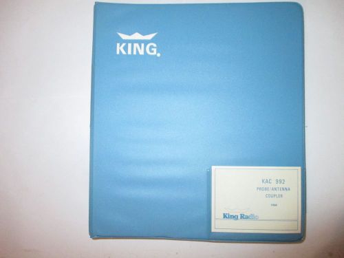King kac 992 kma 24h-70/71 maintenance overhaul manual