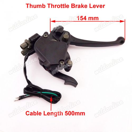 Thumb throttle accelerator brake lever for50cc 110cc 125cc 150cc 250cc atvquad