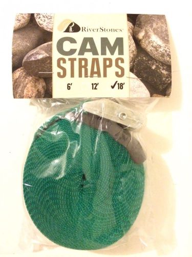 Riverstones cam strap 18&#039; grn- free shipping