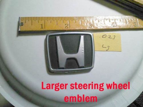 Honda large size steering wheel emblem #023