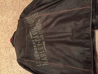 Mens harley davidson brown leather jacket rn 103819 american legend jacket xl