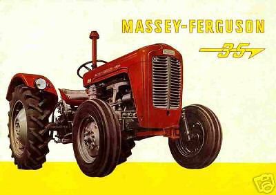 Massey ferguson mf 35 tractor service &amp; workshop manual 380pg w/ overhaul repair