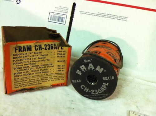 Mopar oil filter.  fram ch 236.   years 1956 to 62.   nos.    item:  1642