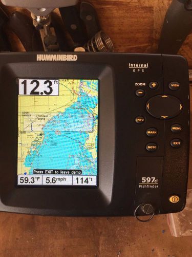 Humminbird 597 ci fishfinder &amp;gps combo with northeast sd card map