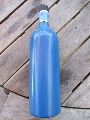 One pound aluminum nitrous bottle - hydrostatically tested - brand new