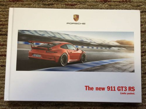 2016 porsche 911 gt3 rs hardback sales brochure us brand new