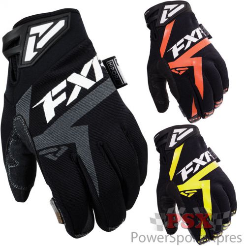 Fxr attack insulated snowmobile gloves  ~ new 2016