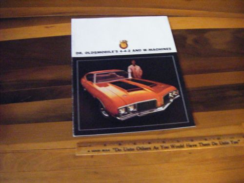 1970  dr.olds and 4--4-2 and w machines  dealer brochure literature