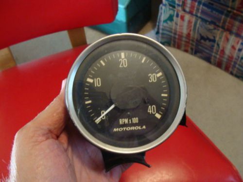 Purchase vtg used TACHOMETER 4000 RPM MOTOROLA TACH estate find in