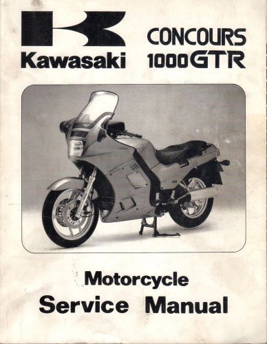 1986-2003 kawasaki motorcycle concours service manual p/n 99924-1065-12 (541)