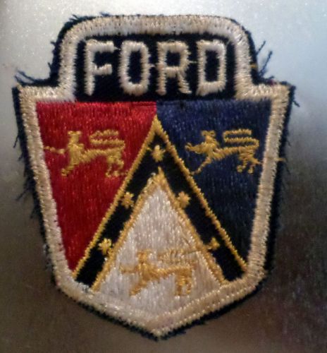 Vintage ford automobile 2 1/4&#034; sew on patch loose vg