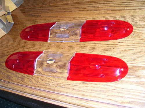59 plymouth tail and back-up lenses. set of 6 lenses