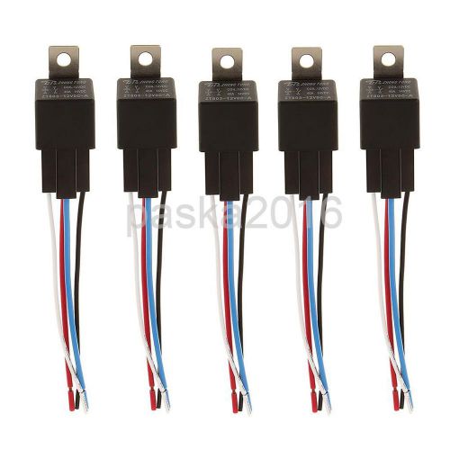 Automobile relay 12v 40a 4pin waterproof integrated high quality 4wires