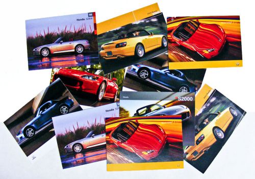 Huge collection lot nice variety 12 unused honda s2000 advertising  post cards