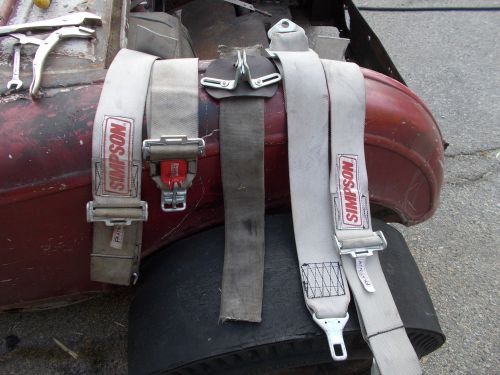 Simpson racing seat belt harness hot rod gasser 32 ford hemi 55 chevy 41 willys